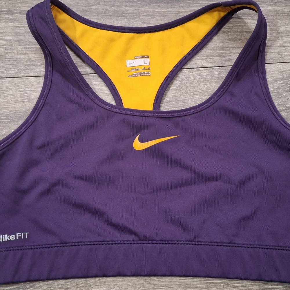 Nike Sports Bras - Purple, Green, Yellow, and Gray. - Picture 4 of 13